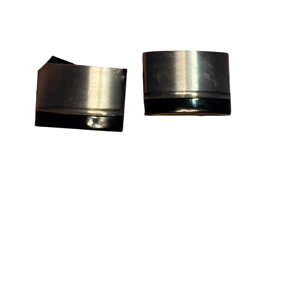 WCJ Stainless Steel Black Onyx Mens‎ Cufflinks Formal Business Dress Shirt